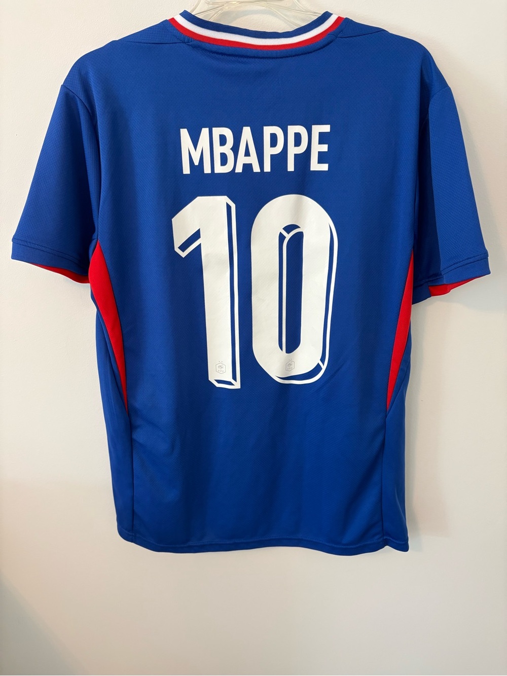 Mbappe Jersey French team oversized World Cup football soccer